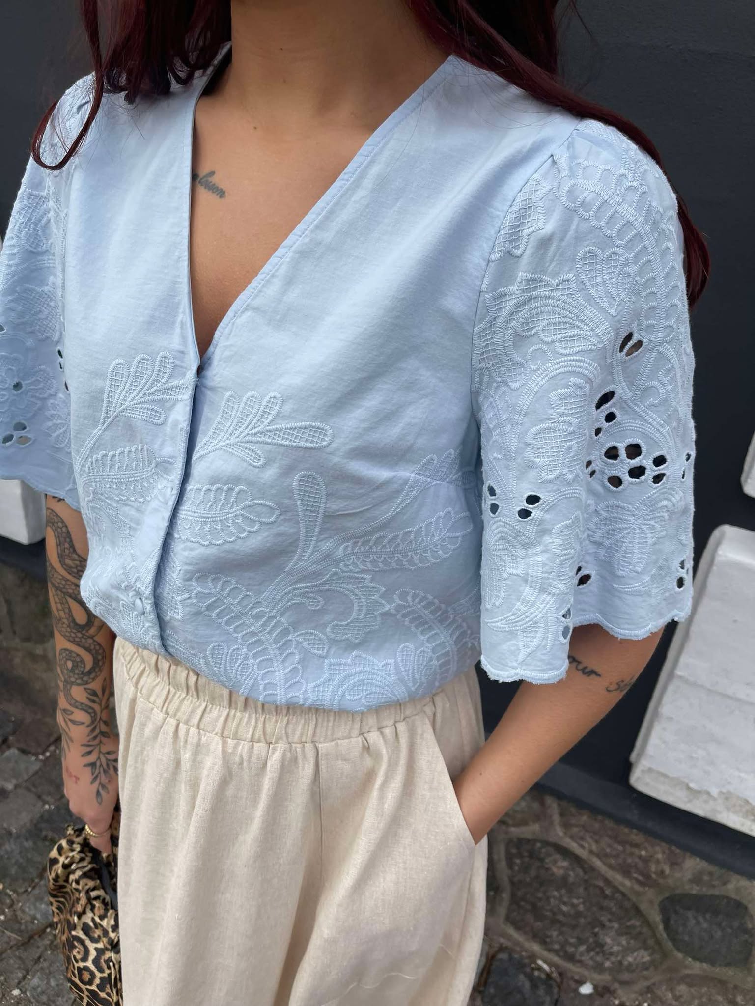 SLFDAHLIA Shirt - Cashmere Blue